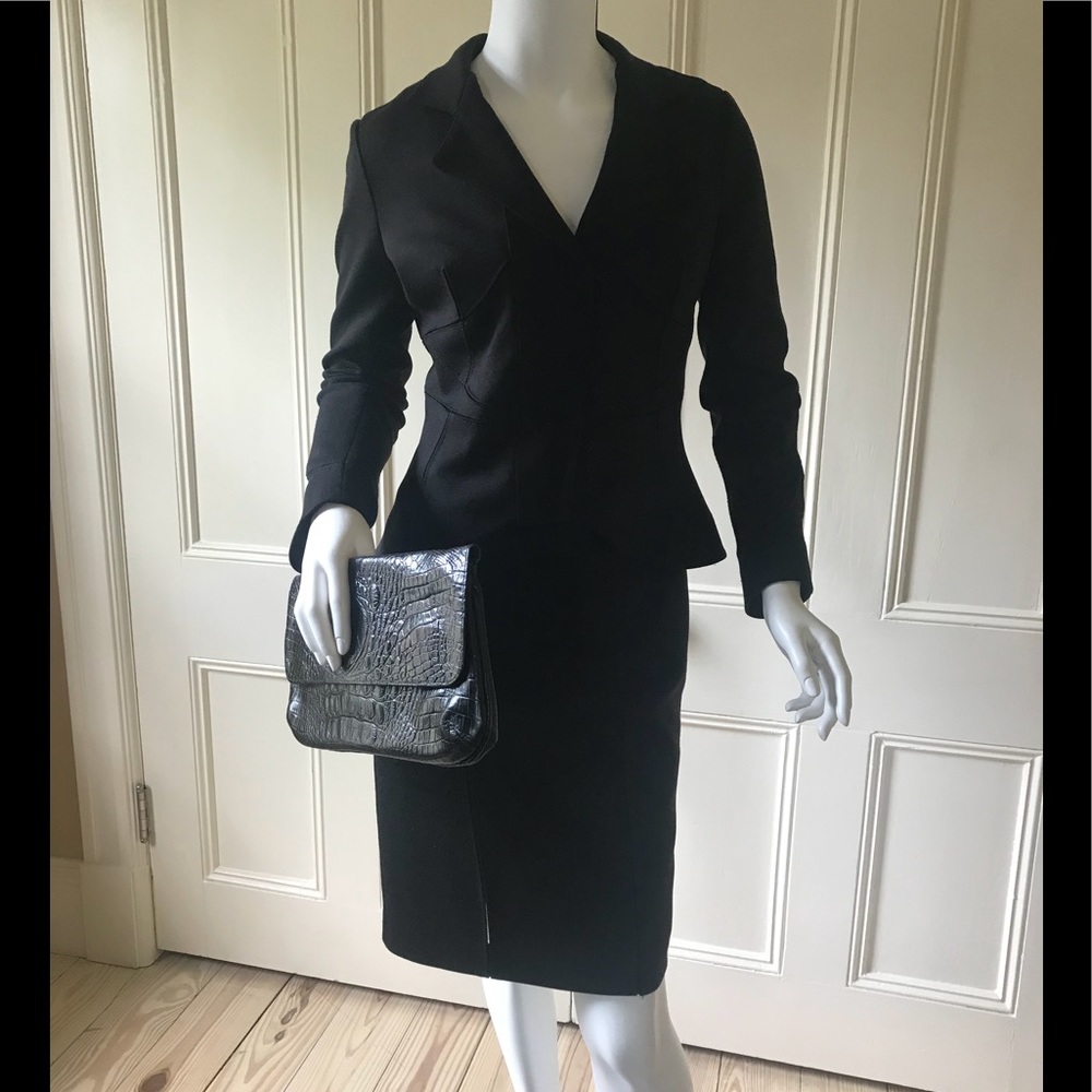 Robert Rodriquez Black Suit w/ Dress/Jacket sz 2